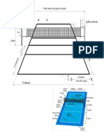 MEDIDAS DE CANCHA DE VOLEIBOL