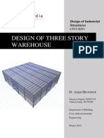 Design of Three Story Warehouse