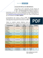 Avaliação Final Da Disciplina: Christiano - Garcia@