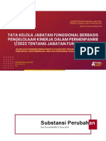 Tata Kelola Jabatan Fungsional Berbasis Pengelolaan Kinerja Dalam Permenpanrb 1/2023 Tentang Jabatan Fungsional