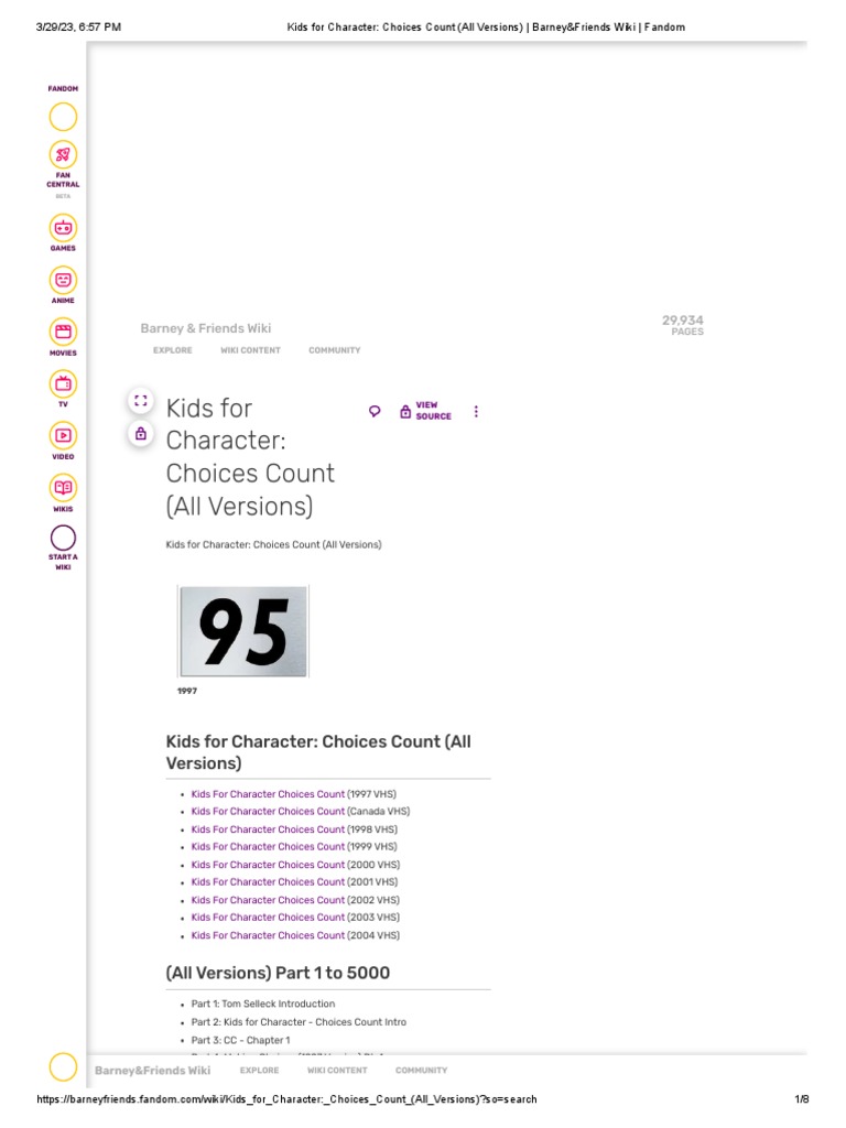 Kids for Character: Choices Count Overview | PDF