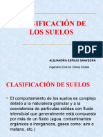 Clasificación de Los Suelos: Alejandra Espejo Saavedra