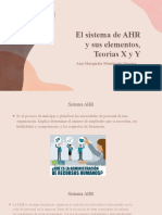 El Sistema de AHR y Sus Elementos, Teorias X y Y: Ana Margarita Membreño Pereira