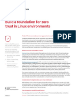 Build A Foundation For Zero Trust in Linux Environments: Modern IT Environments Demand New Approaches To Security