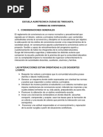 Reglamento de Convivencia Escolar 2025 | PDF | Enseñando | Escuelas