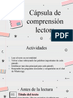 Capsula Comprension Lectora