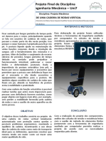 Cadeira de rodas vertical automatizada com proteção contra quedas