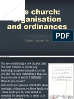Chafer Bible Doctrines: The Church Organisation Ordinances