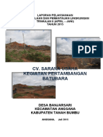 Cv. Sarana Usaha Kegiatan Pertambangan Batubara