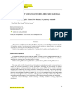 Organización Y Regulación Del Mercado Laboral: Titulo en Inglés: Times New Roman, 14 Puntos y Centrado