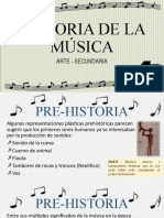 Historia de La Música: Arte - Secundaria