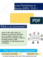 Lesson 5 6 Assessment in TLE 1