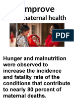 Improve: Maternal Health