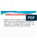 Children Crossing Boundaries