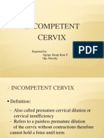 Incompetent Cervix As One of The Antenatal Complications