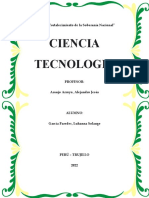 Ciencia Tecnologia: "Año Del Fortalecimiento de La Soberanía Nacional"