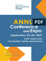League of California Cities, Annual Conference and Expo 2021