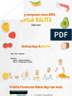 Prinsip Menyusun Menu B2SA: Untuk BALITA