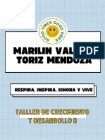 Marilin Valeria Toriz Mendoza: Talller de Crecimiento Y Desarrollo Ii
