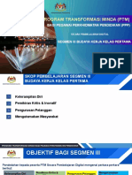 Program Transformasi Minda (PTM) : Bagi Pegawai Perkhidmatan Pendidikan (PPP)