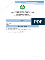 Kementerian Agama Madrasah Ibtidaiyah Baitul Amin Asesmen Madrasah TAHUN PELAJARAN 2022/2023