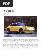 911 72-94 Porsche History