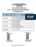 Jadwal Ujian Sekolah Tahun 2023