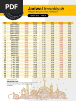 Jadwal Shalat Jakarta Hari Ini, Senin 2 Maret 2026
