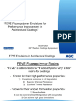 FEVE Fluoropolymer Emulsions For Performance Improvement in Architectural Coatings