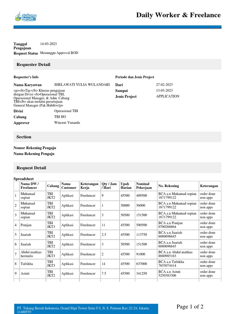 TBI DWF Report Builder | Download Free PDF | Business | Working Conditions