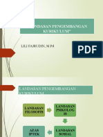 "Landasan Pengembangan Kurikulum": Lili Fajrudin, M.PD