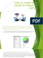 Pautas para El Cierre de Un Programa de Formación Virtual