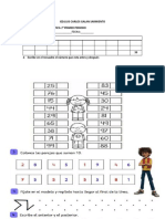 Evaluacion de mATEMATICA 2 GRADO PRIMER PERIODO