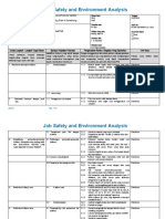 Job Safety and Environment Analysis