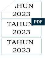 Tahun 2023 Tahun 2023 Tahun 2023