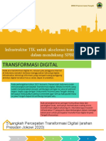 Infrastruktur TIK Untuk Akselerasi Transformasi Digital Dalam Mendukung SPBE