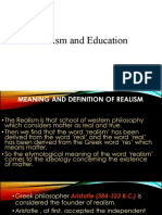 Realism and Education