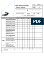 Reg GP Aa 01 014 Check List Trozadora