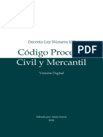 Código Procesal: Civil y Mercantil