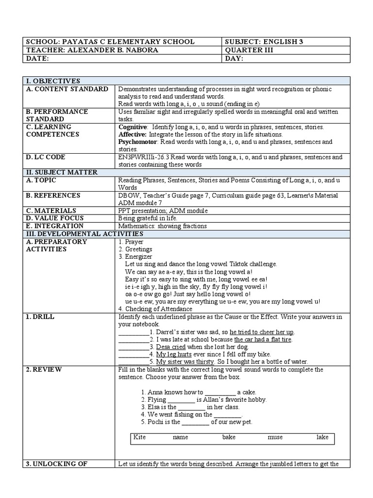 Sample Exemplar in English | PDF | Linguistics | Cognitive Science
