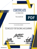 Technology For Teaching and Learning