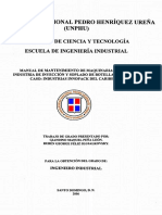 Niversidad Nacional Pedro Henríquez Ureña (Unphu) : Facultad de Ciencia Y Tecnología Escuela de Ingeniería Industrial