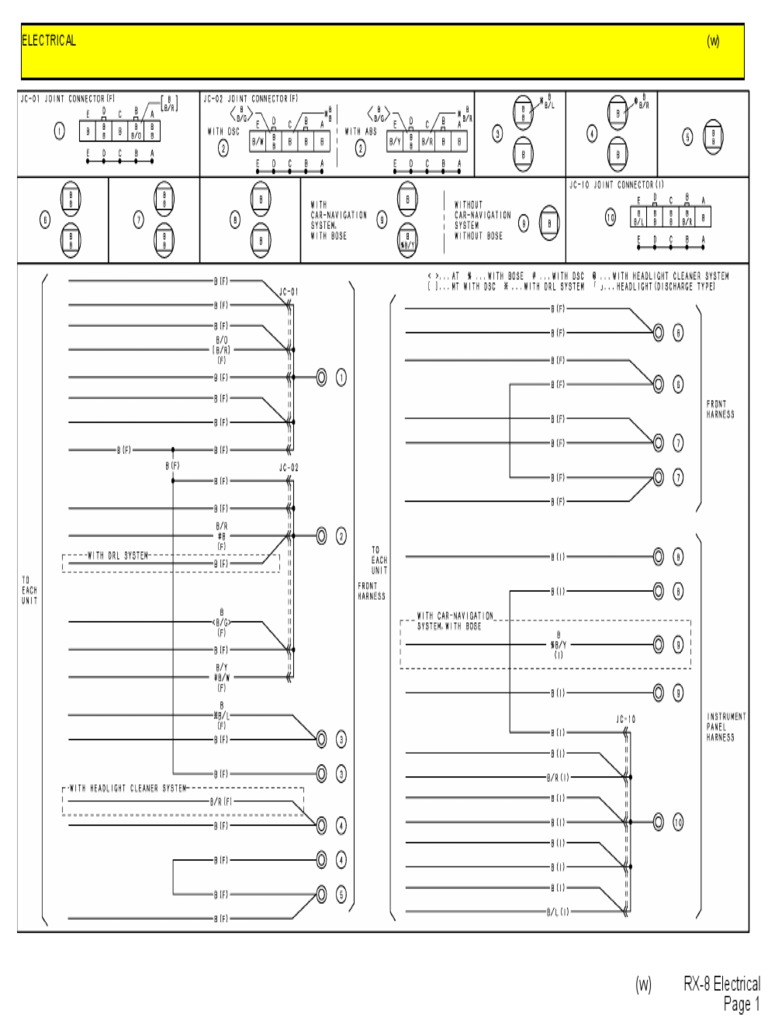 RX-8 Electrical System Guide | PDF | Science & Mathematics