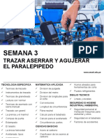 Semana 3: Trazar Aserrar Y Agujerar El Paralepipedo