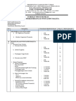 Format Pengukuran Posyandu Balita 2022