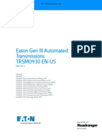 Eaton Gen III Automated Transmissions TRSM0930 EN-US: Service Manual