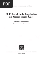 El Tribunal de La Inquisición en México (Siglo XVI) : Yolanda Mariel de Ibáñez