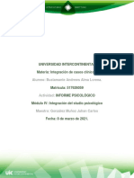 Act 4.1 Bustamante Andrews Alma INFORME PSICOLÓGICO