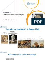 Plenaria 2: Historia de La Microbiología: Por: Luis David Gómez-Méndez - PH.D