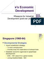 Singapore's Economic Development: Reasons For Industrial Development (Post-War Years)